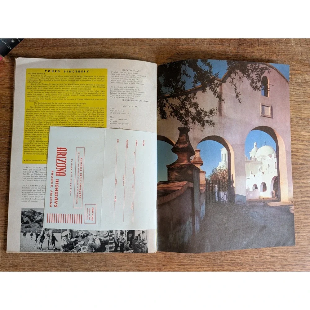 Arizona Highways Magazine Feb 1958 Tucson Sunshine City In The Desert Vintage